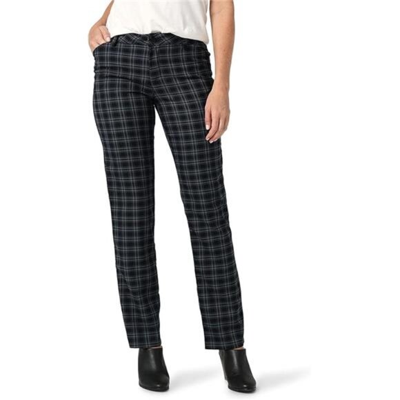 Women's Wrinkle-Free Relaxed Fit Straight Leg Pants - Picture 5 of 7